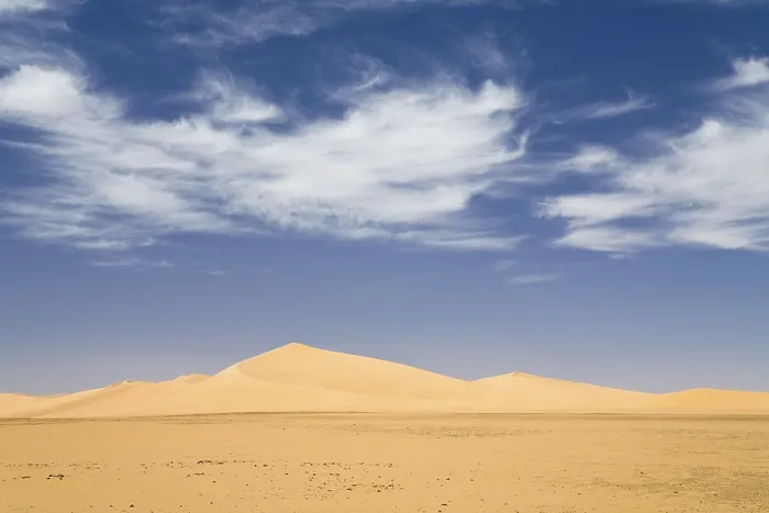 Gerahmter Druck : Sanddünen im Libyschen Wüstengebiet. Gerahmter Druck : Sanddünen im Libyschen Wüstengebiet.