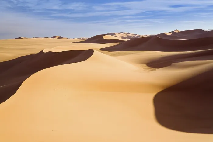 Gerahmter Druck : Dünen der libyschen Wüste. Gerahmter Druck : Dünen der libyschen Wüste.