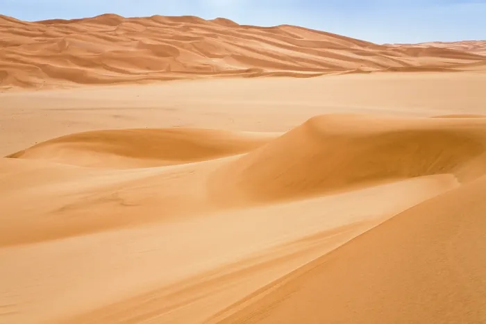 Gerahmter Druck : Dünen im Libyschen Wüstengebiet. Gerahmter Druck : Dünen im Libyschen Wüstengebiet.