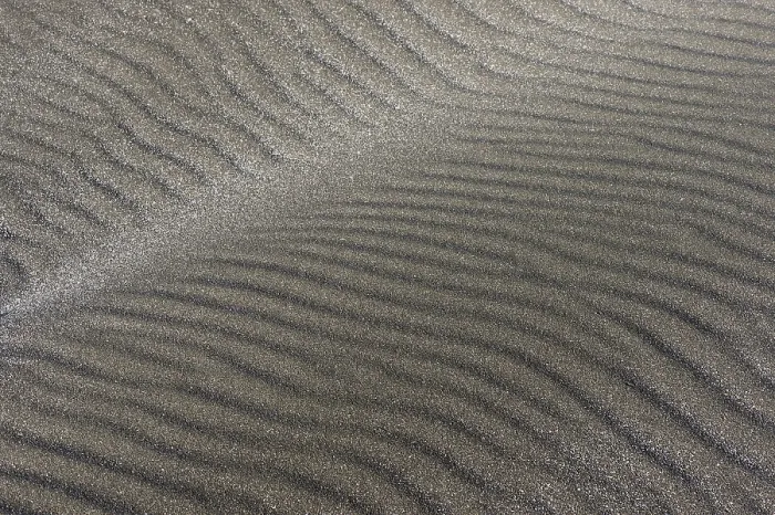 Gerahmter Druck : Sandmuster, Dänemark. Gerahmter Druck : Sandmuster, Dänemark.