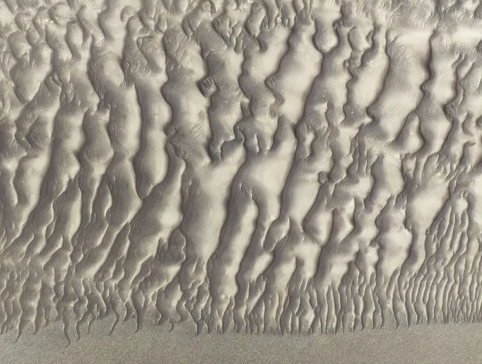 Gerahmter Druck : Sandmuster im Namib-Dschungel Gerahmter Druck : Sandmuster im Namib-Dschungel