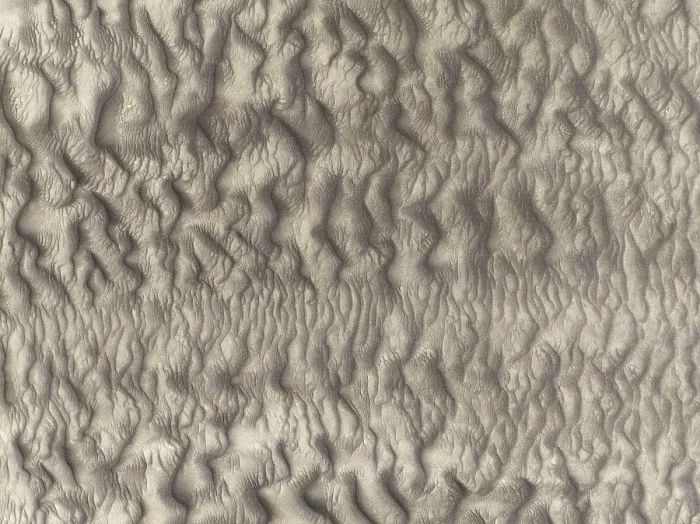 Gerahmter Druck : Sandmuster im Namib-Wüsten. Gerahmter Druck : Sandmuster im Namib-Wüsten.