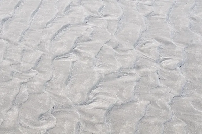 Gerahmter Druck : Sandmuster in der Waddensee. Gerahmter Druck : Sandmuster in der Waddensee.