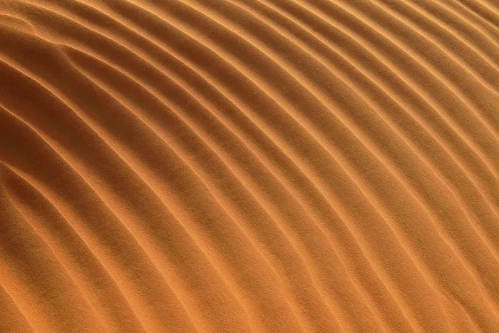 Gerahmter Druck : Sandwellen, Struktur auf einer Sanddüne. Gerahmter Druck : Sandwellen, Struktur auf einer Sanddüne.