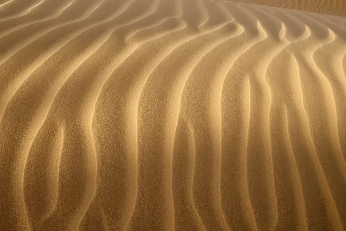 Gerahmter Druck : Sandwellen, Oberfläche einer Düne. Gerahmter Druck : Sandwellen, Oberfläche einer Düne.