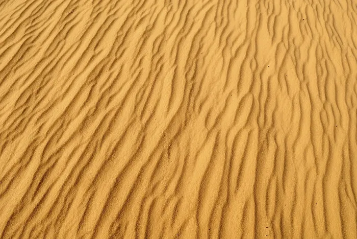 Gerahmter Druck : Sandwellen, Oberfläche einer Düne Gerahmter Druck : Sandwellen, Oberfläche einer Düne