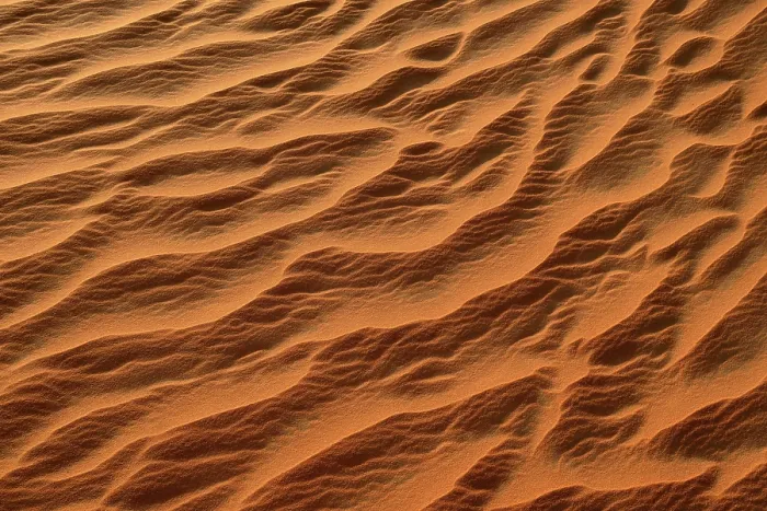 Gerahmter Druck : Sandwellen, Textur auf einer Sanddüne. Gerahmter Druck : Sandwellen, Textur auf einer Sanddüne.