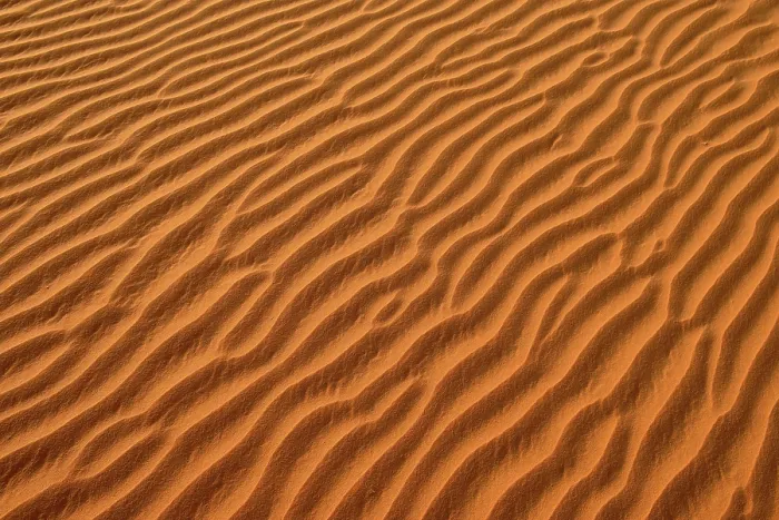 Gerahmter Druck : Sandwellen, Textur auf einer Sanddüne. Gerahmter Druck : Sandwellen, Textur auf einer Sanddüne.