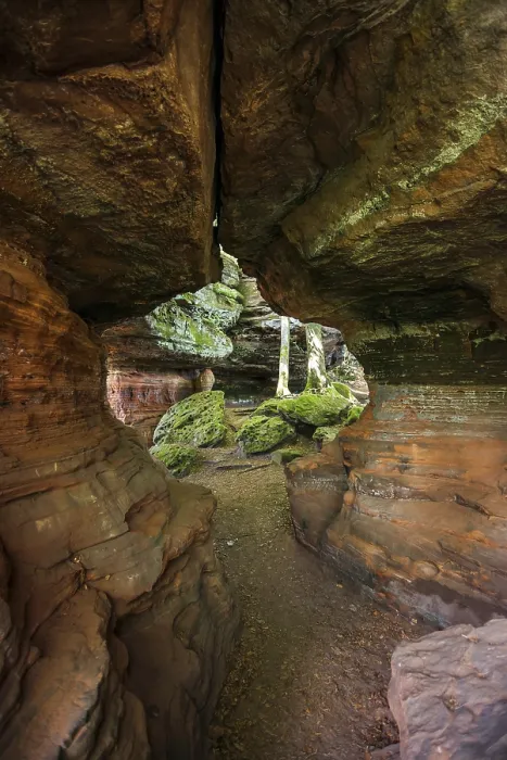 Gerahmter Druck : Sandsteinklippen, Alter Burgfelsen Gerahmter Druck : Sandsteinklippen, Alter Burgfelsen