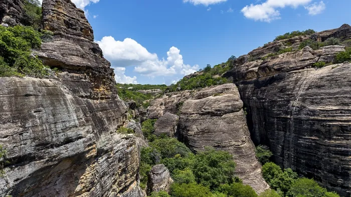 Gerahmter Druck : Kalksteinfelsen bei Pedra Furada Gerahmter Druck : Kalksteinfelsen bei Pedra Furada