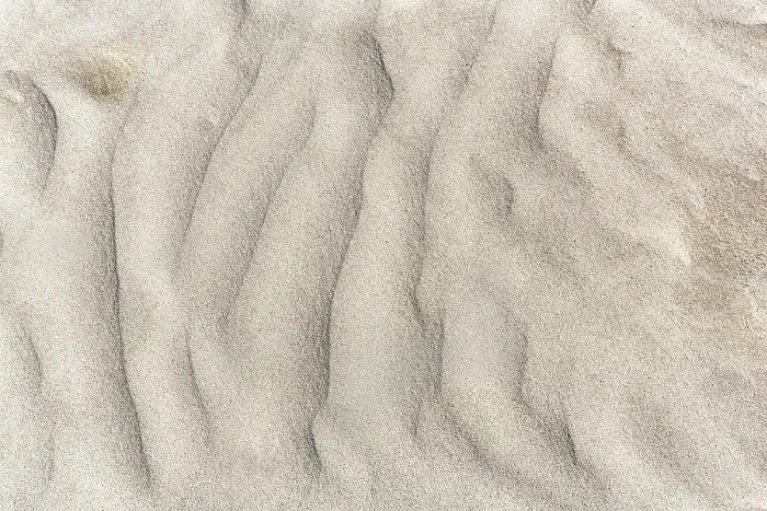 Gerahmter Druck : Sandmuster an einer norwegischen Küste Gerahmter Druck : Sandmuster an einer norwegischen Küste