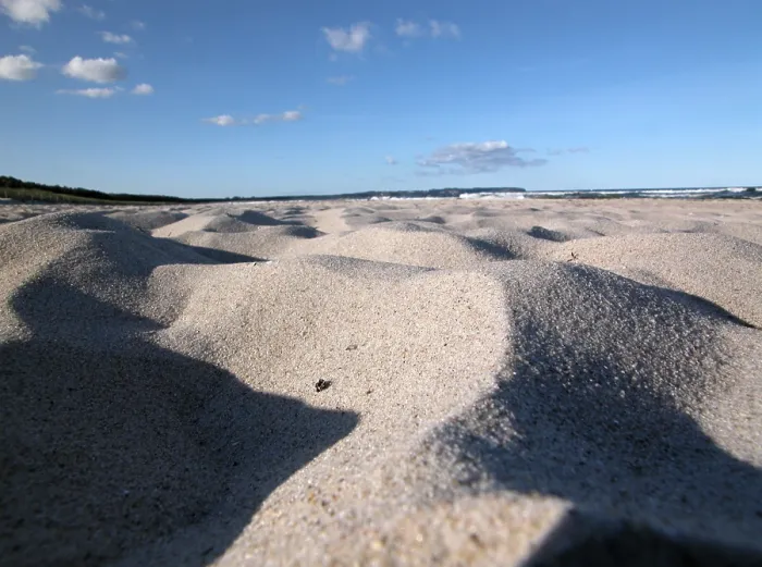 Gerahmter Druck : Sandstrand auf Rügen Gerahmter Druck : Sandstrand auf Rügen