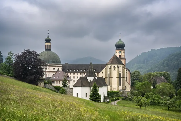 Gerahmter Druck : Klosterkomplex Sankt Trudpert Gerahmter Druck : Klosterkomplex Sankt Trudpert