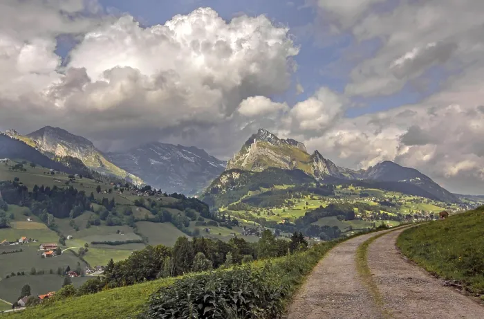 Gerahmter Druck : Santis und Wildhuser Schafberg Gerahmter Druck : Santis und Wildhuser Schafberg