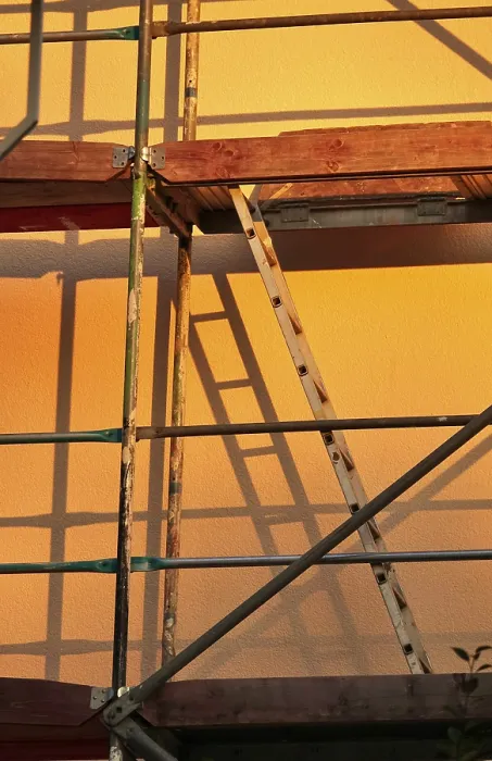 Gerahmter Druck : Gerüstbau, Deutschland Gerahmter Druck : Gerüstbau, Deutschland