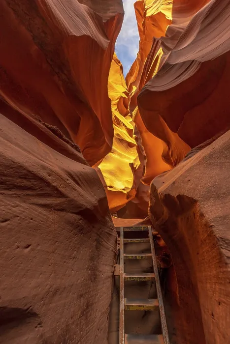Gerahmter Druck : Einer der Skalare innerhalb von Lower Antelope.