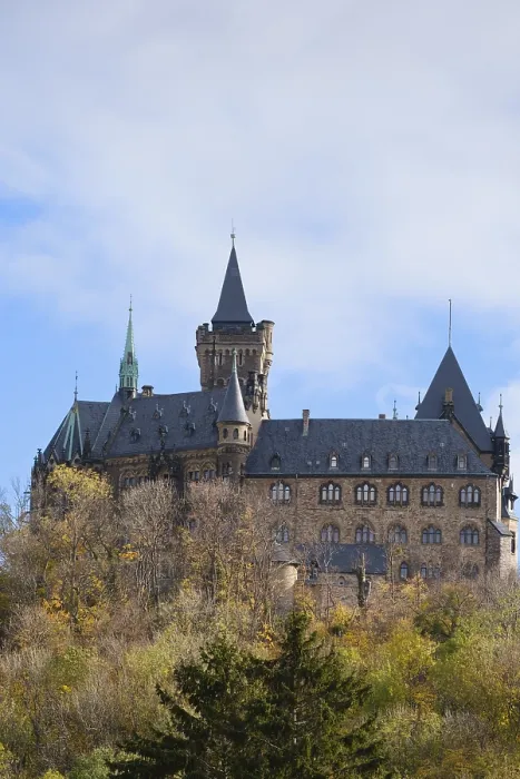 Gerahmter Druck : Schloss Wernigerode ist ein Schloss in Wernigerode. Gerahmter Druck : Schloss Wernigerode ist ein Schloss in Wernigerode.