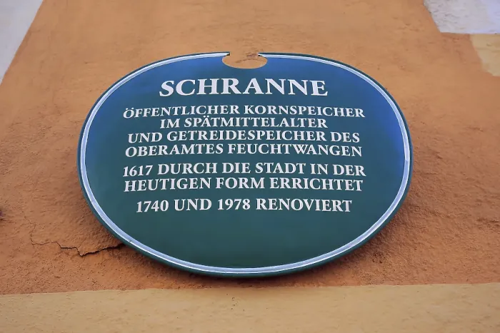 Gerahmter Druck : Schranne Gerahmter Druck : Schranne