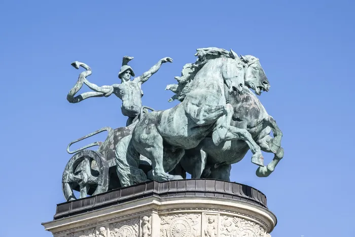 Gerahmter Druck : Denkmal auf dem Heldenplatz Gerahmter Druck : Denkmal auf dem Heldenplatz