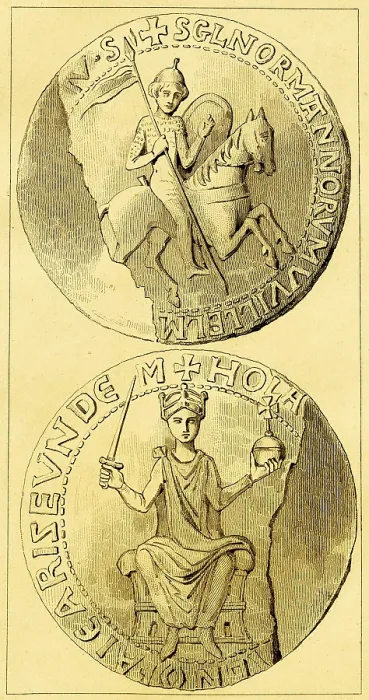 Gerahmter Druck : Wappen von Wilhelm dem Eroberer Gerahmter Druck : Wappen von Wilhelm dem Eroberer