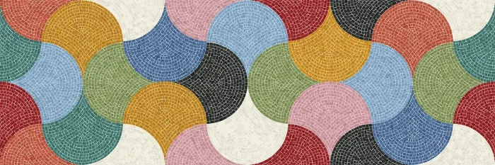 Gerahmter Druck : Mosaik-Kacheln-Seamless-Muster Gerahmter Druck : Mosaik-Kacheln-Seamless-Muster