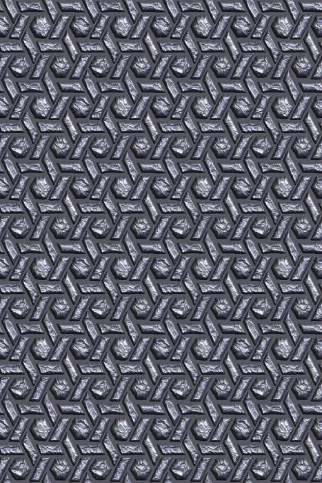 Gerahmter Druck : Glatter, absperrbarer Metalldekorationshintergrundmuster. Gerahmter Druck : Glatter, absperrbarer Metalldekorationshintergrundmuster.