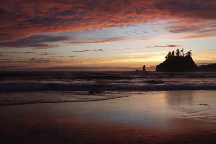 Gerahmter Druck : Zweite Strand bei La Push, Olympic Coast. Gerahmter Druck : Zweite Strand bei La Push, Olympic Coast.