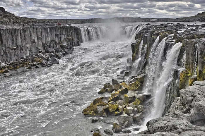 Gerahmter Druck : Selvoss, Island, Wasserfall, Fluss Gerahmter Druck : Selvoss, Island, Wasserfall, Fluss