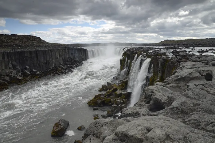 Gerahmter Druck : Selbstoss, Island, Wasserfall, Fluss Gerahmter Druck : Selbstoss, Island, Wasserfall, Fluss