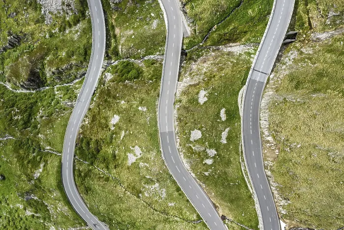 Gerahmter Druck : Bergpassescherben Gerahmter Druck : Bergpassescherben