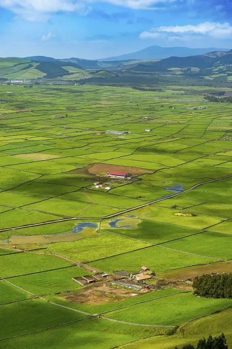 Gerahmter Druck : Blickpunkt Serra do Cume mit Blick auf das Patchwork. Gerahmter Druck : Blickpunkt Serra do Cume mit Blick auf das Patchwork.