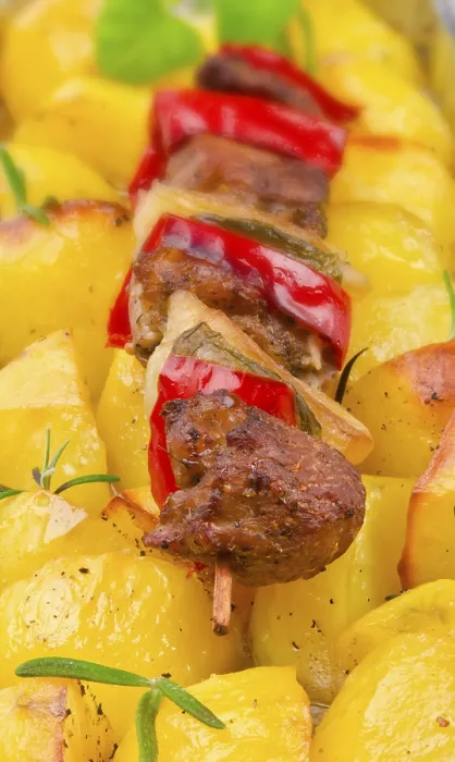 Gerahmter Druck : Shashlik Gerahmter Druck : Shashlik