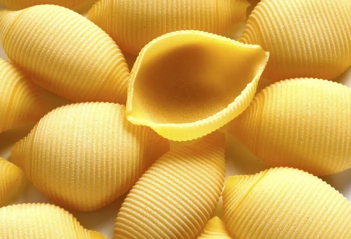 Gerahmter Druck : Schalen Nudeln, Ei-basierte Pasta.