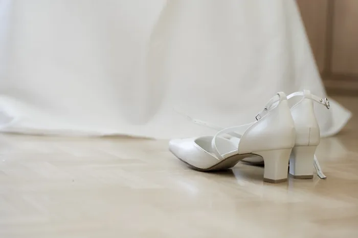 Gerahmter Druck : Schuhe der Braut Gerahmter Druck : Schuhe der Braut