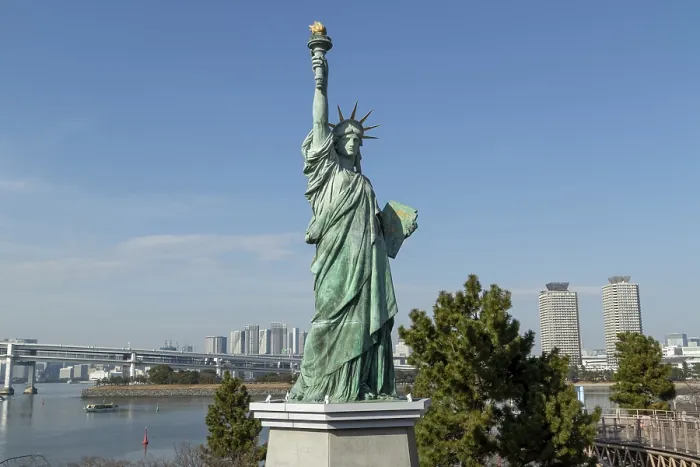 Gerahmter Druck : Sightseeing, Statue der Freiheit