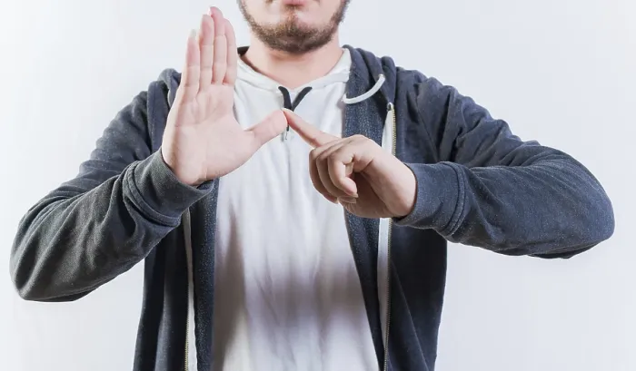 Gerahmter Druck : Zeichensprachliche Gestenkonzepte Gerahmter Druck : Zeichensprachliche Gestenkonzepte