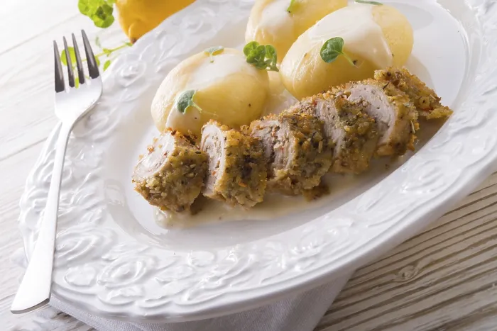 Gerahmter Druck : Schlesierdumplings