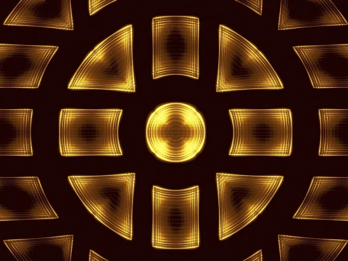 Gerahmter Druck : Einfache goldene Technik oder esoterischer Hintergrund - abstrakte computer-generierte Bild. Gerahmter Druck : Einfache goldene Technik oder esoterischer Hintergrund - abstrakte computer-generierte Bild.