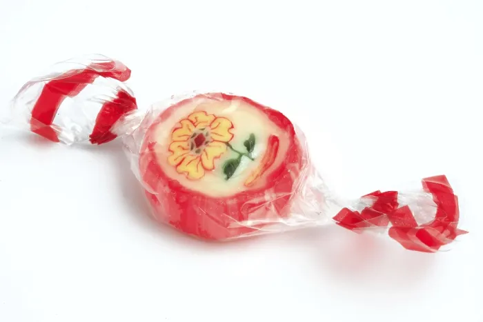 Gerahmter Druck : Einzelobstgummibärchen, Süßigkeiten. Gerahmter Druck : Einzelobstgummibärchen, Süßigkeiten.