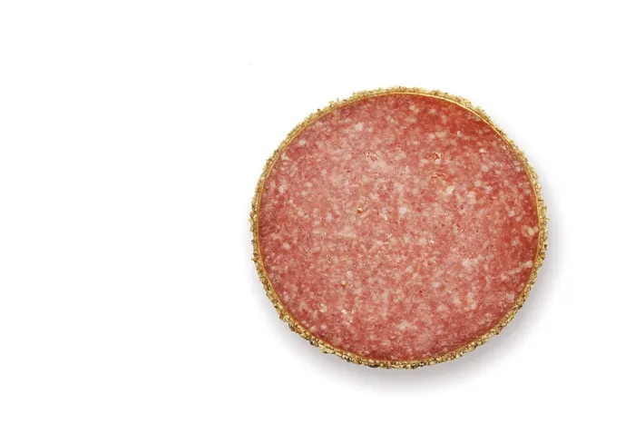 Gerahmter Druck : Einzelstück Pfeffer-Salami Gerahmter Druck : Einzelstück Pfeffer-Salami