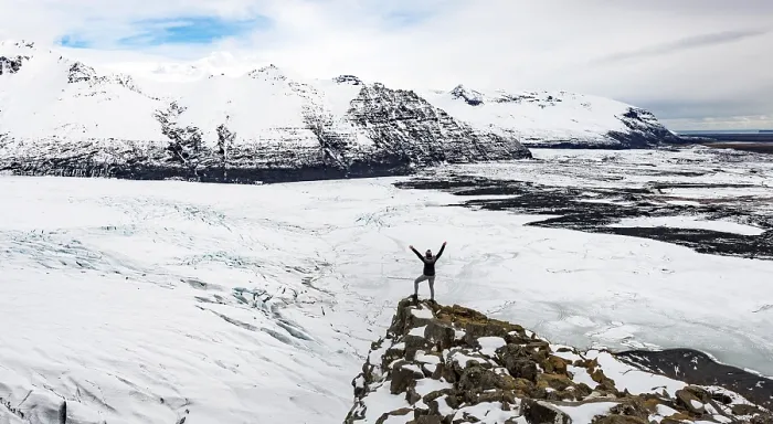 Gerahmter Druck : Skaftafellsjökull-Gletscher Gerahmter Druck : Skaftafellsjökull-Gletscher