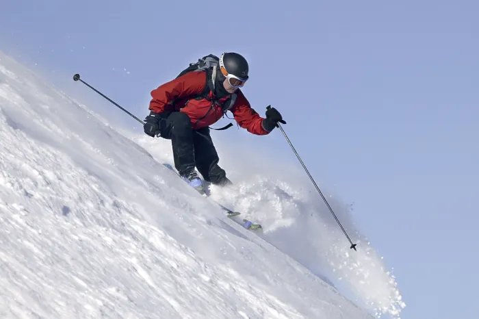 Gerahmter Druck : Skifahren in Norwegen Gerahmter Druck : Skifahren in Norwegen