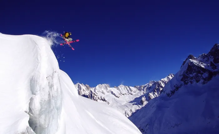 Gerahmter Druck : Skifahren in Norwegen Gerahmter Druck : Skifahren in Norwegen