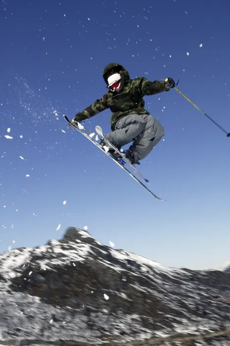 Gerahmter Druck : Skifahren in Norwegen. Gerahmter Druck : Skifahren in Norwegen.