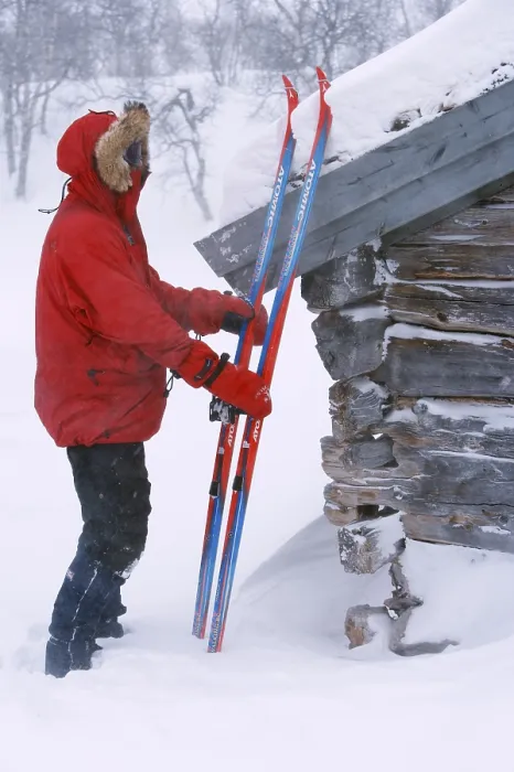 Gerahmter Druck : Skifahren in Norwegen. Gerahmter Druck : Skifahren in Norwegen.