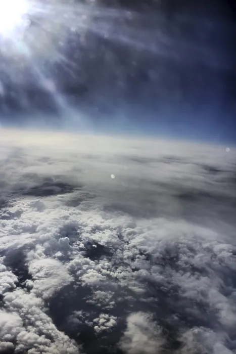 Gerahmter Druck : Himmel mit Wolken in der Luft. Gerahmter Druck : Himmel mit Wolken in der Luft.
