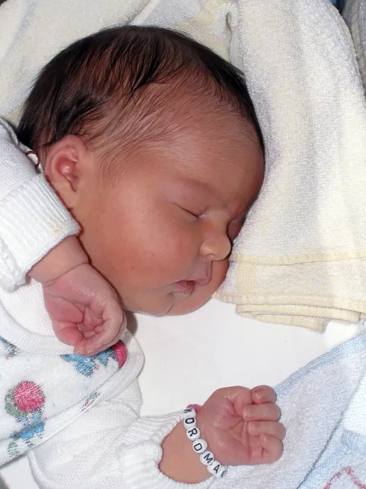 Gerahmter Druck : Schlafendes Baby. Gerahmter Druck : Schlafendes Baby.