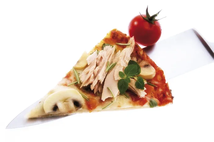 Gerahmter Druck : Stück Pizza Gerahmter Druck : Stück Pizza