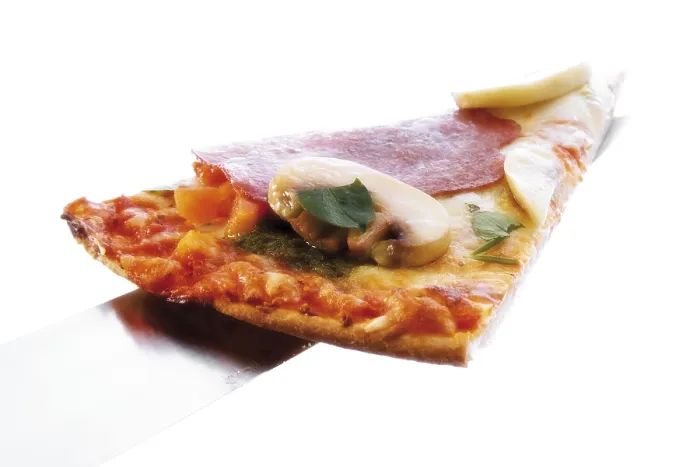 Gerahmter Druck : Stück Pizza Gerahmter Druck : Stück Pizza