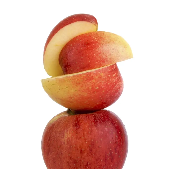 Gerahmter Druck : Apfelscheibe und Apfel Gerahmter Druck : Apfelscheibe und Apfel